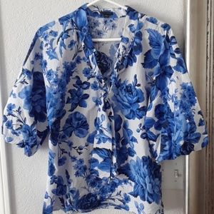 Ann Taylor medium cotton blouse
